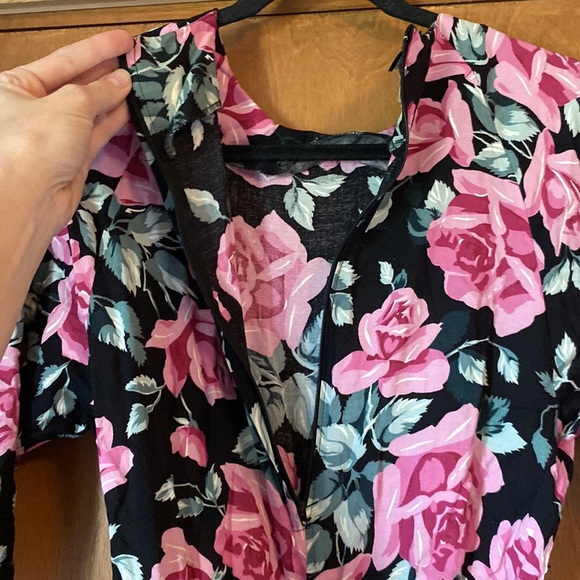 Vintage My Michelle rose floral dress - Picture 10 of 10